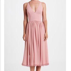 Alicia Chiffon Fit and Flare Midi Dress